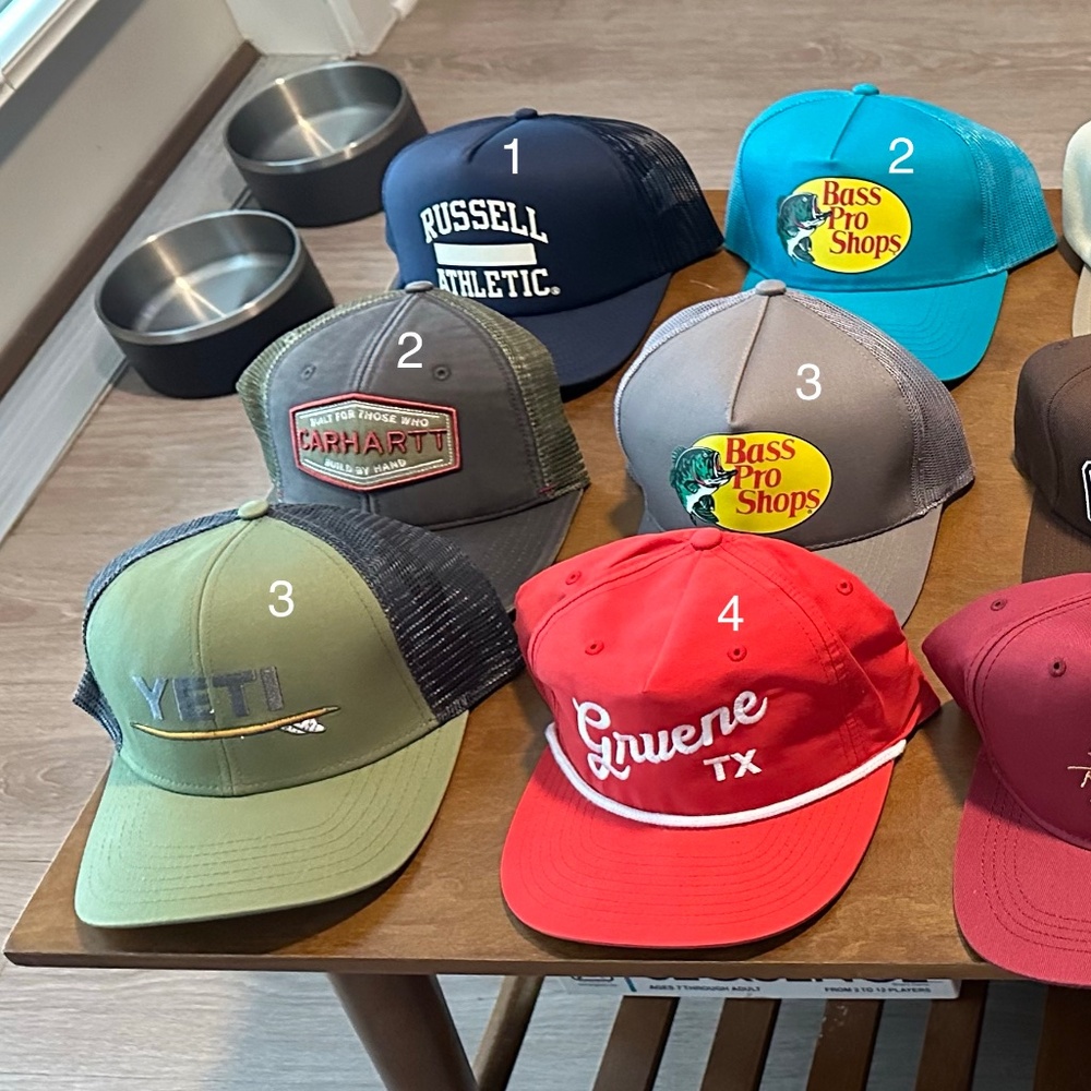Batch of hats, snapback, ball caps, for men